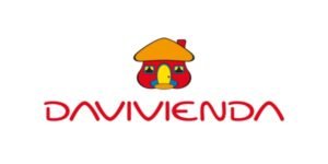 Vender criptomonedas a Davivienda logo blanco